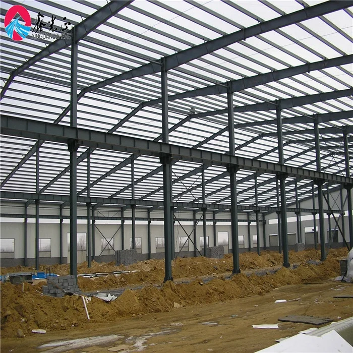 Structure Building Prefabricated  Material Metal Frame Warehouse/Workshop/Hangar Construction