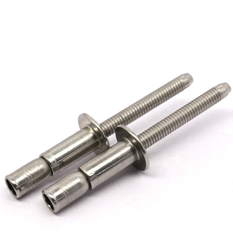 Blind Rivet Stud Structural Pop Rivets Stainless Steel Bright Waterproof Dome Head High Strength Rivets