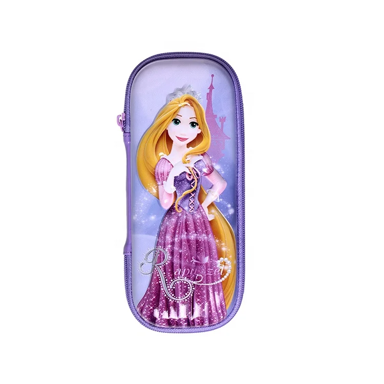 Top Quality Low Price Cartoon Printing Eva Zipper Pencil Case For Girl Kids