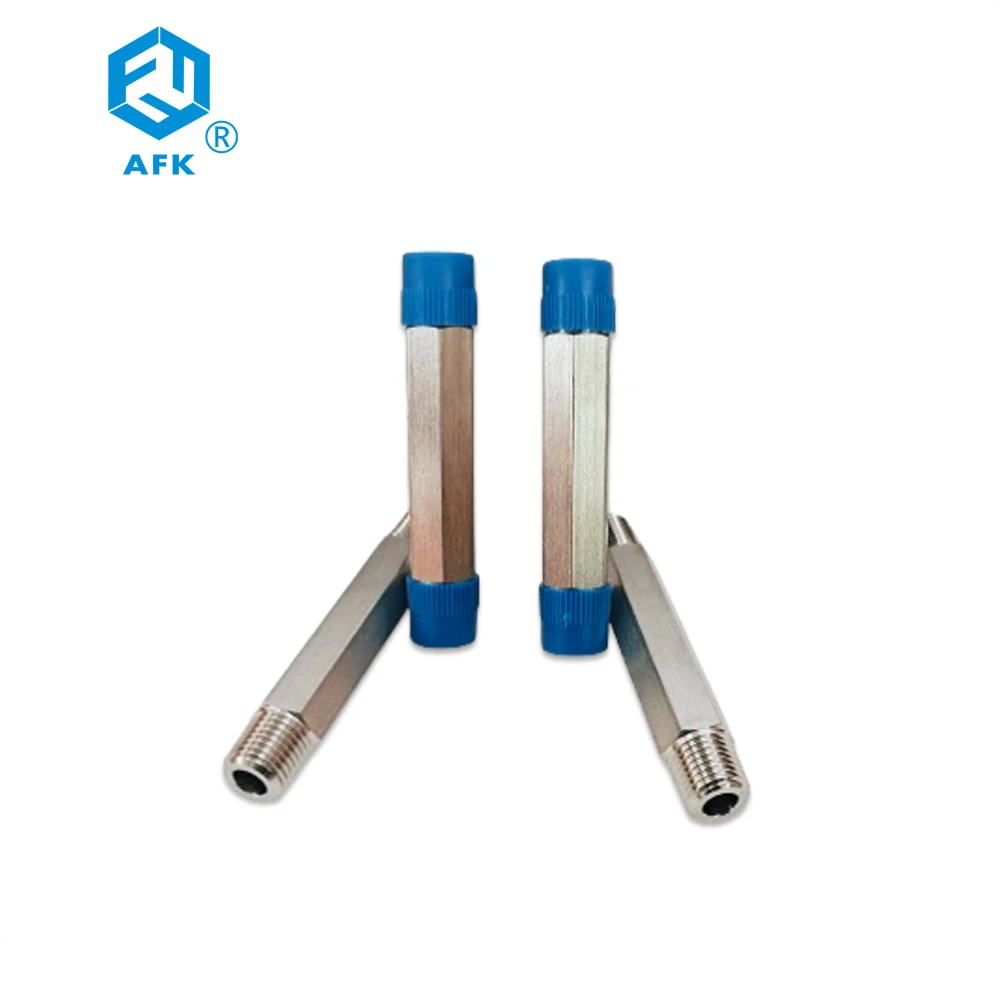 AFKLOK 1/4 Inch Male NPT Stainless Steel Forged Square Long Hex Nipple Pipe Fitting with OEM & ODM Support