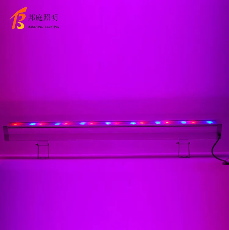 Dmx512 контроль доступный алюминиевый сплав Ip65 48 Вт наружный настенный светильник Rgb светодиодная настенная шайба