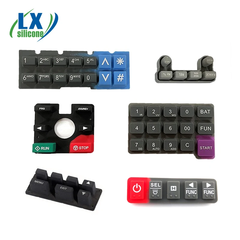 Illumination Silicone Rubber Keypad Silicone Push Button