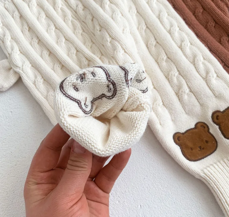 2023 New Style Wholesale Baby Clothes Knitted Children Cotton Sweater