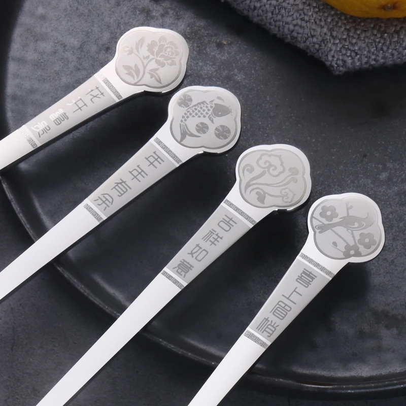 
Stainless Steel Chopsticks and spoon Set, Reusable Metal Stainless Steel Korean Chopsticks and spoons 