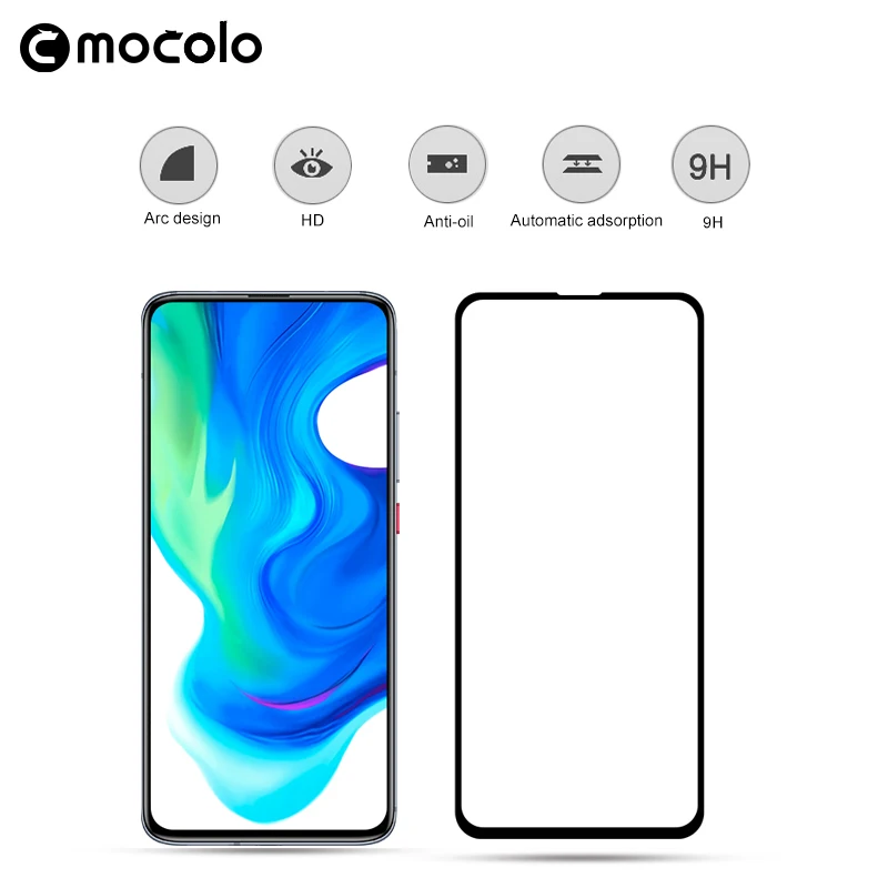 Best Price 2.5D Tempered Glass Screen Protector for Xiaomi Poco F2 Pro Full Glue Tempered Glass  Manufacturer