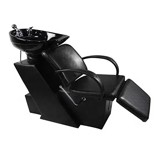 hair salon furniture wooden shampoo chair backwash unit / backwash shampoo unit chair / shampoo unit