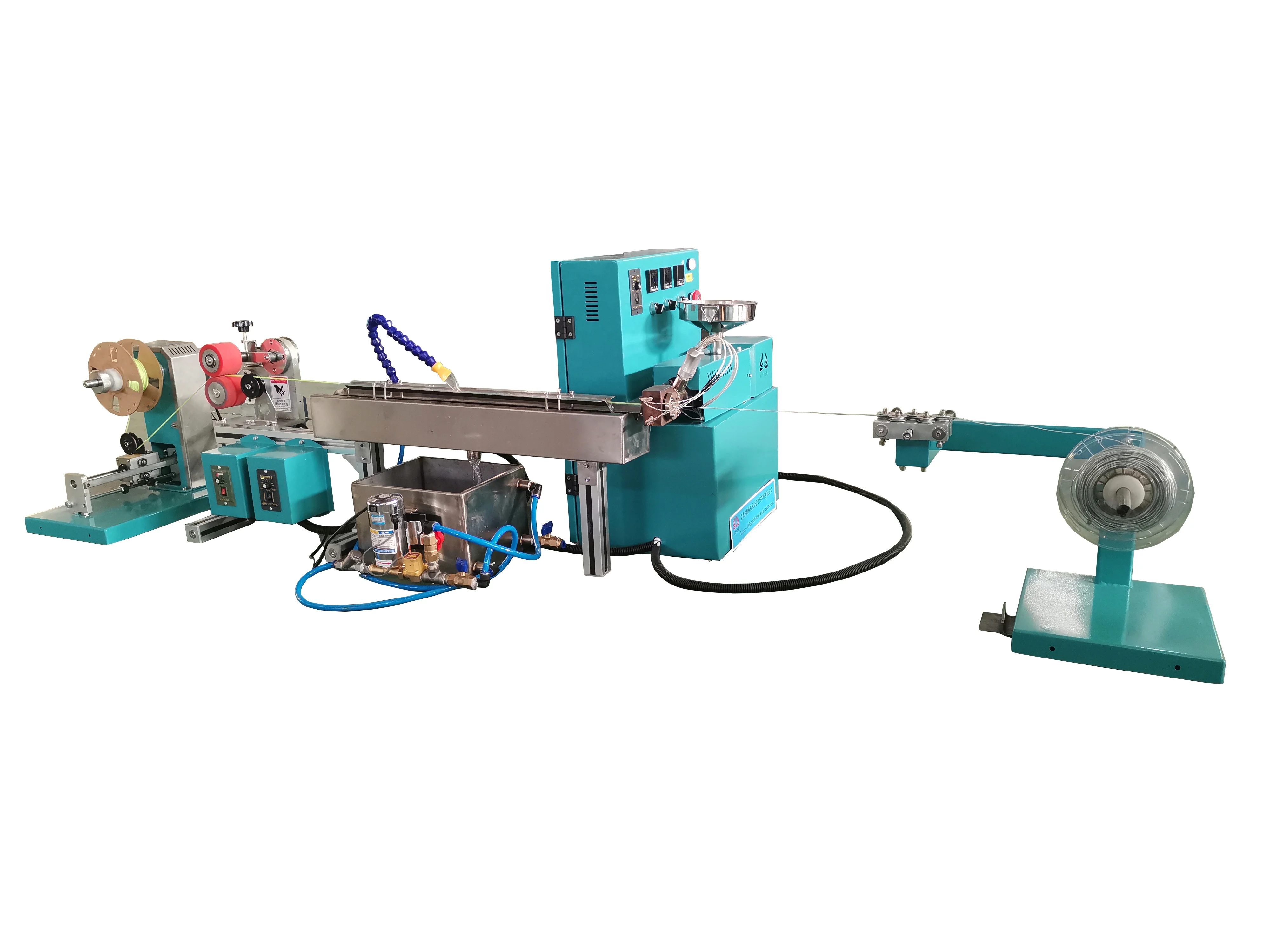 laser wire cladding with camera enameled copper  wires cca wire copper clad aluminum  extruding machine production line