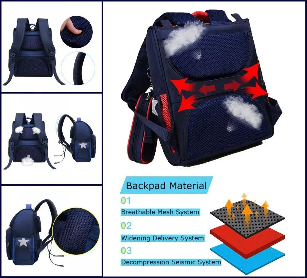 3 in 1 Kids Backpacks for School Bags for Boys Girls Bookbags and Pencil Lunch Box