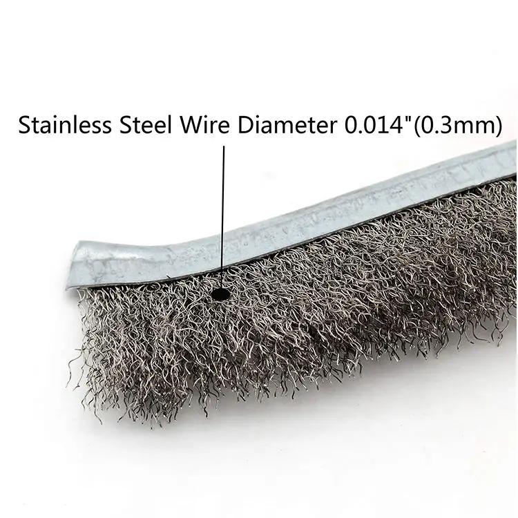 Проволока из нержавеющей стали с щеткой для чистки одежды проволочная щетка