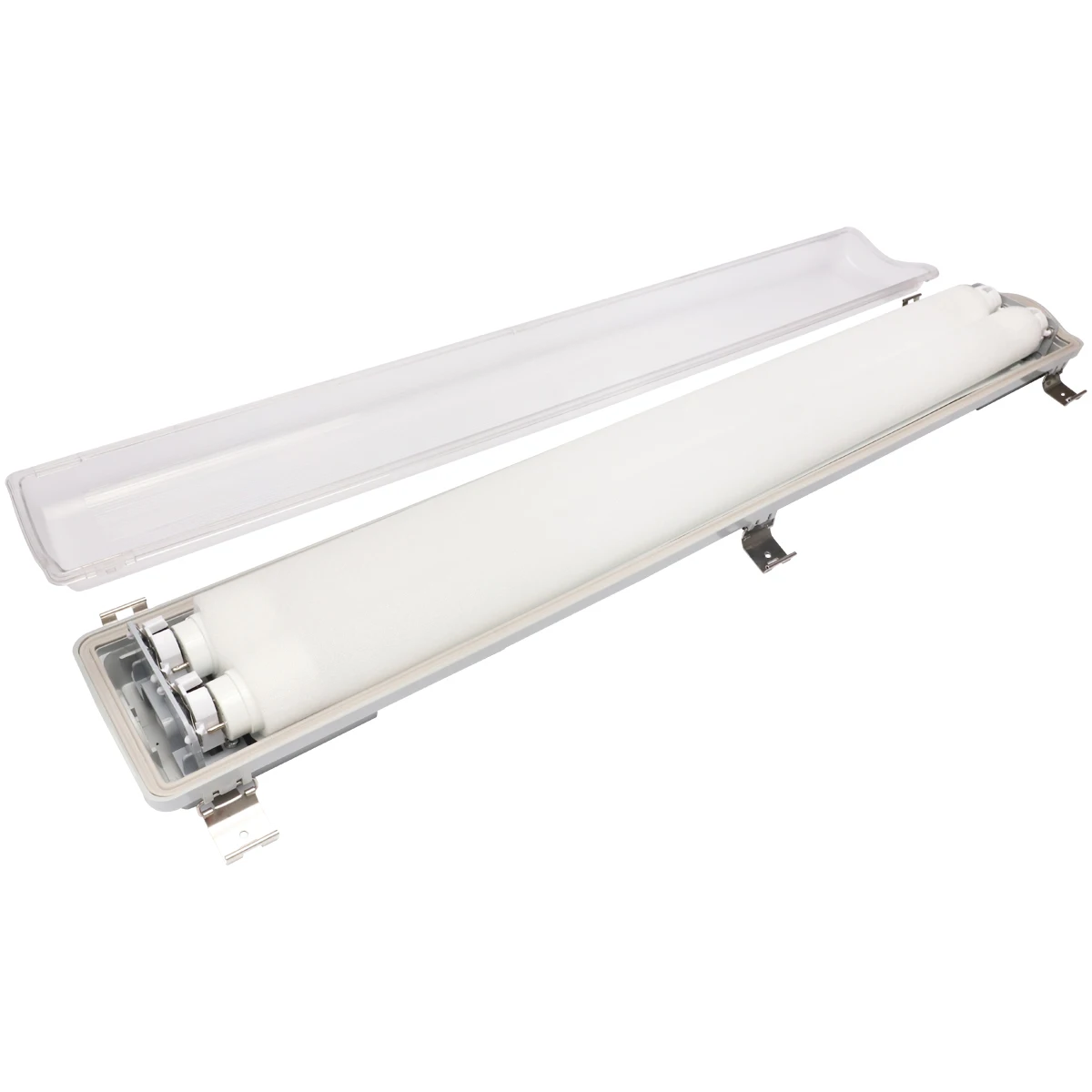 
Natural White Light 2 Tubes 1.5M LED Triproof Light Fixture 