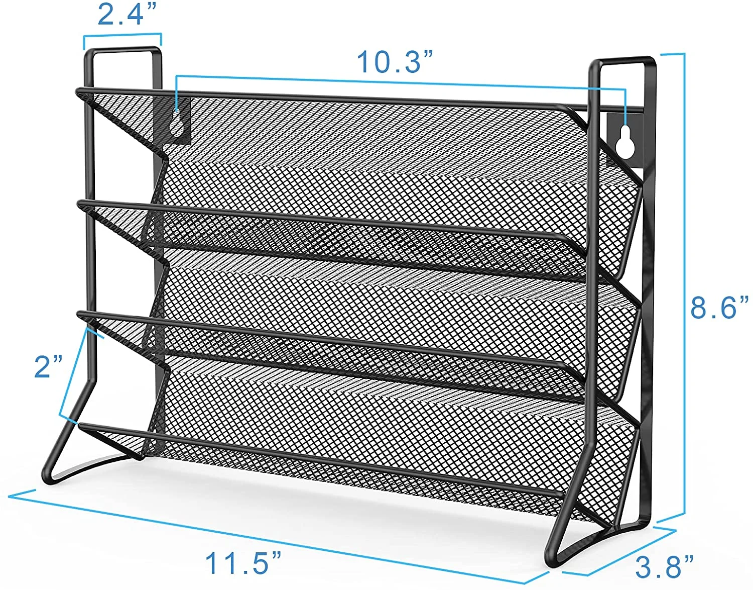 Factory customized 3 tier Kitchen Storage Organizer Spice Rack  with floor and wall hanging options
