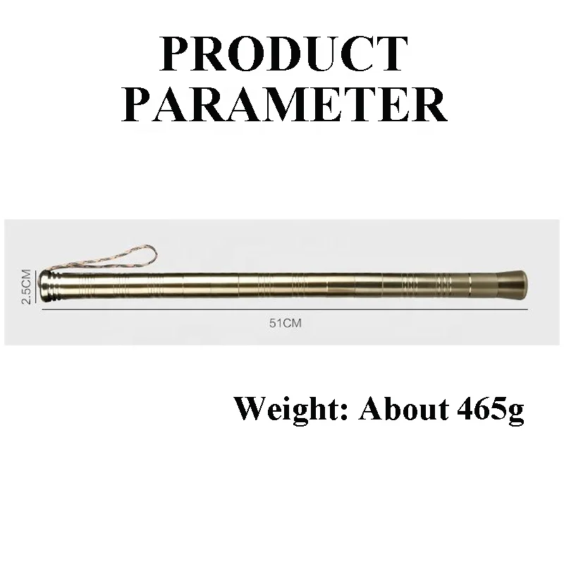 New Fashion Mini Multifunction Self Defense Stick Mini Camping Self-defense Stick With Knife&fork For Picnic Multi-tools