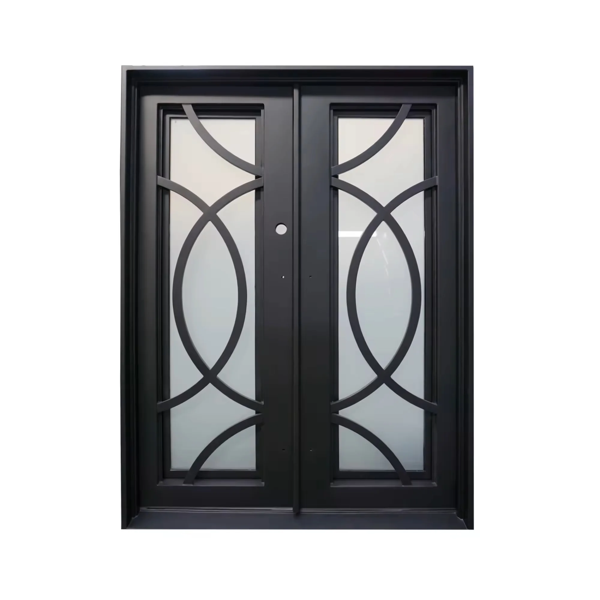 High quality wrought iron doors exterior iron doors entrance wrought iron double door