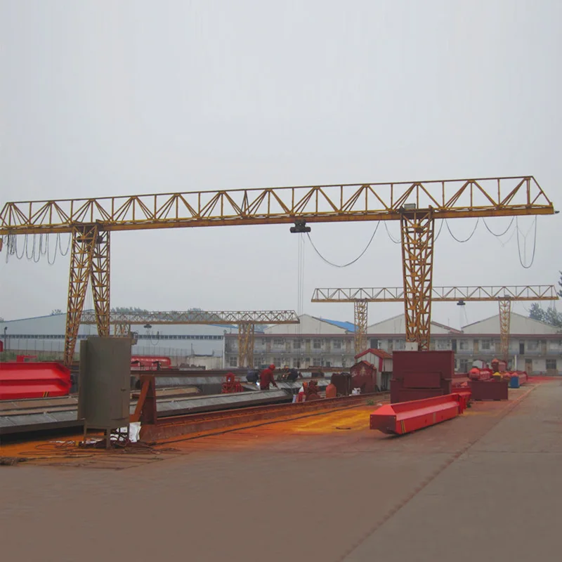 China Professional 10 Ton 15 Ton 20 Ton 25 Ton Truss Type Single Girder Rail Gantry Crane Manufacturer