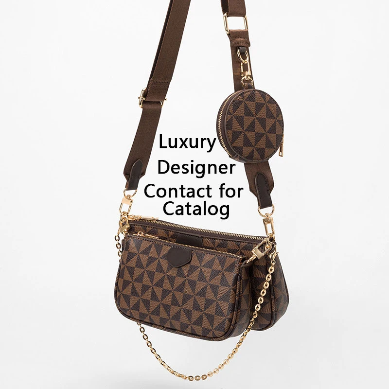 Luxury women Genuine leather ladies crossbody Shoulder Saddle hand Purses tote designer bag handbag famous brand