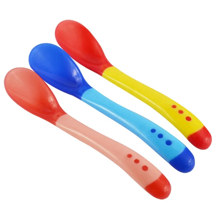Hot sale BPA Free Low Price Food Grade Silicone Baby Feeding Spoon