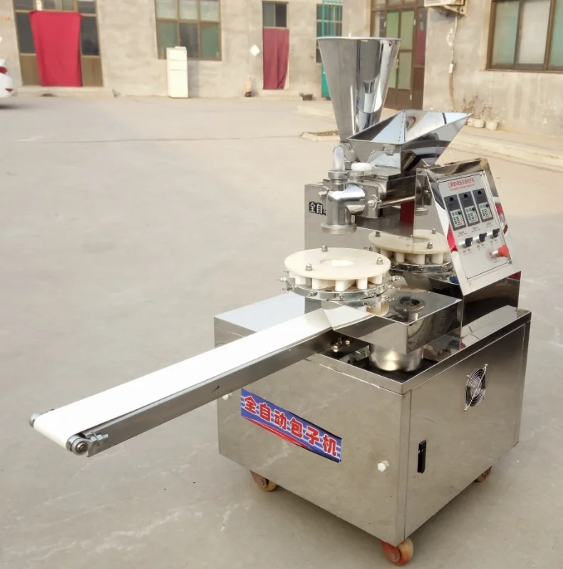 With 1 year warranty stainless steel siopao steamer stuffed bun making machine