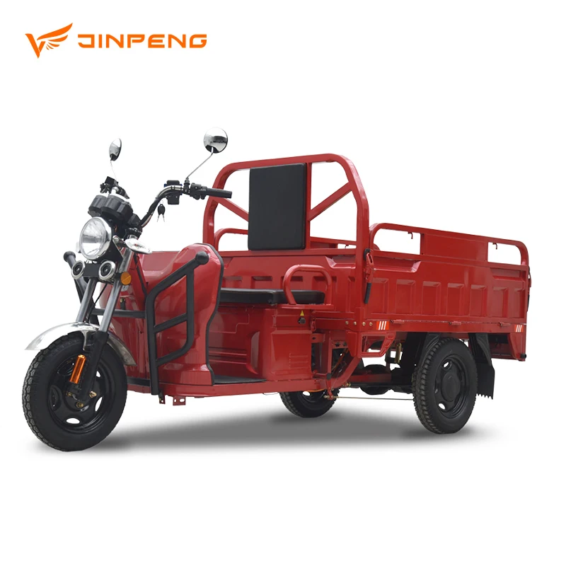 JINPENG Quality Electric cargo tricycle Three Wheel motorcycle Tricycle Adult cheap price