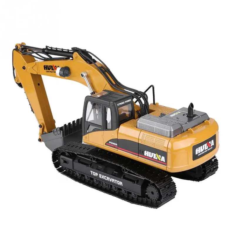 1/14 scale 23 Channels 2.4GHz Authentically full functioall Huina 1580 V4 full metal RC Excavator for over 15-year-old