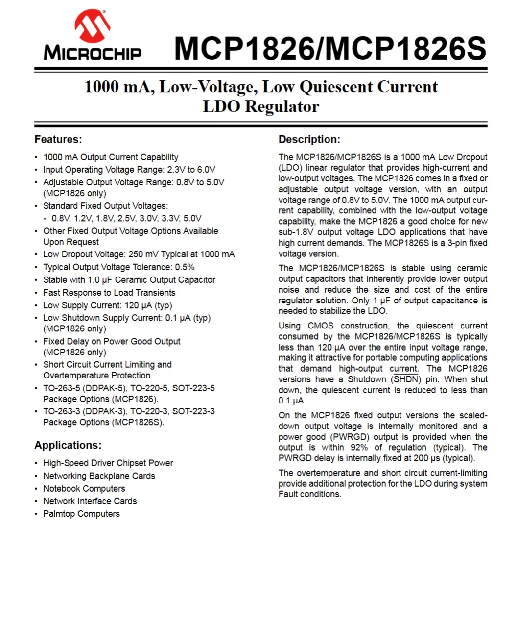 E-TAG MCP1826S-3302E/EB IC REG LINEAR 3.3V 1A 3DDPAK Integrated circuit Electronic components IC MCP1826S-3302E/EB