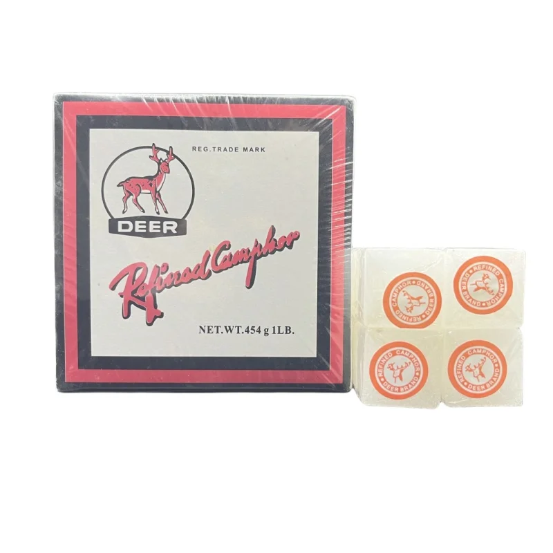 Factory High Quality 1/8 oz Deer Brand camphor blocks tablets 454g pesticide wholesale