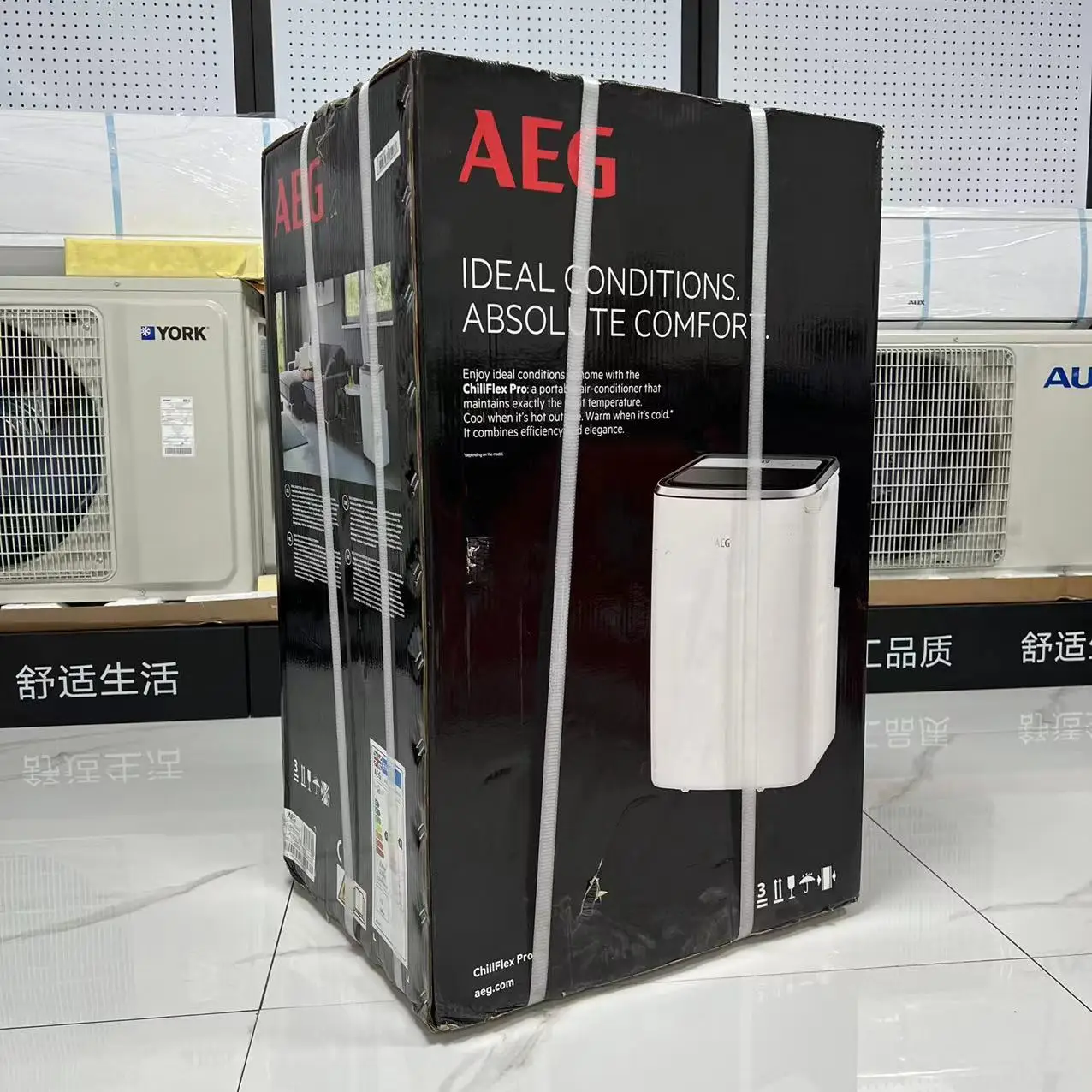 GERMANY AEG 9000btu portable air conditioner heat pump  220v 50hz R290 strong cooling with fan and dehumidifier