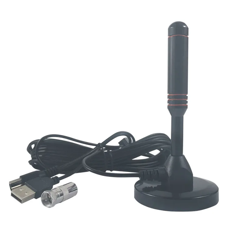 
TV antenna booster amplifier HDTV digital satellite ground wave digital TV signal amplifier with light 