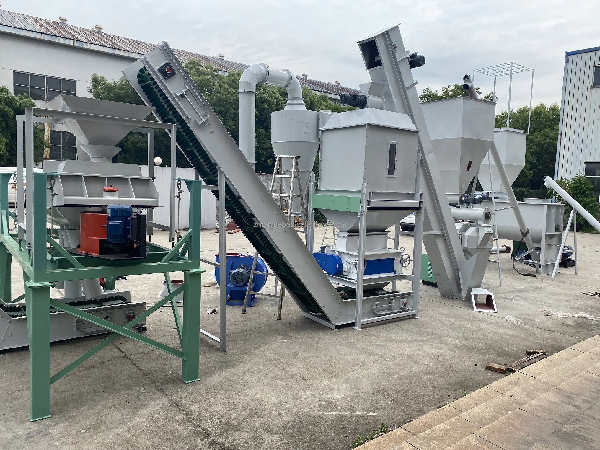 1 ton per hour turnkey business plan small poultry animal feed pellet processing plant project poultry feed line