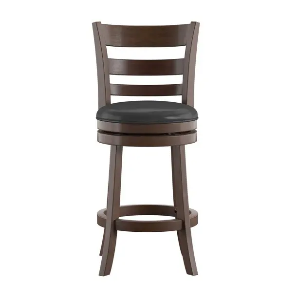 Top Rated Swivel Leather Bar High Counter Stool Kitchen Bar Stools