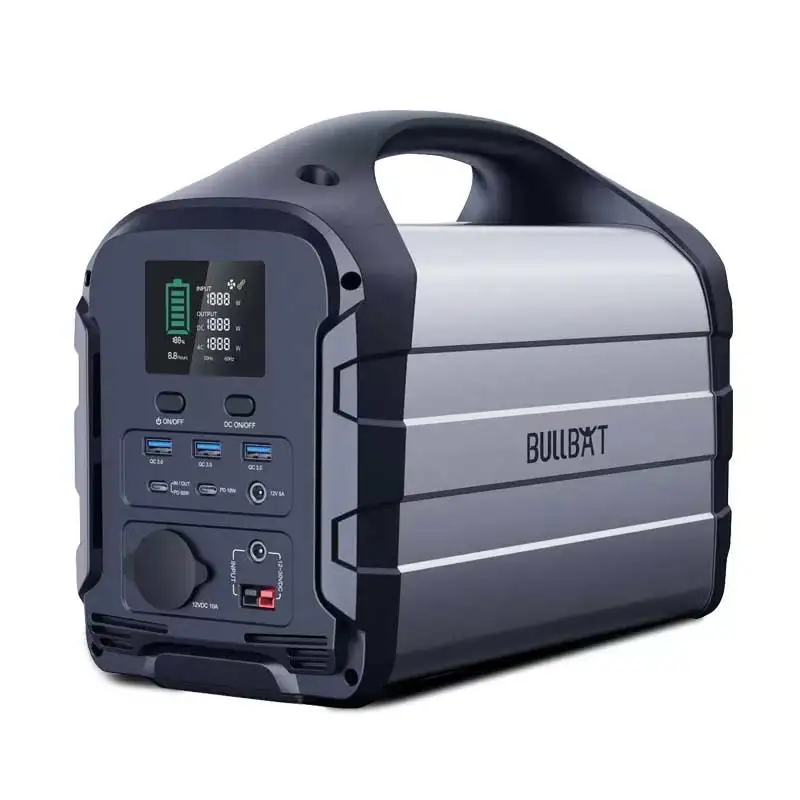 Уличная Солнечная генераторная станция 700 Вт, источник питания на солнечной энергии 110 В 220 В, перезаряжаемая литий-ионная батарея, портативная электростанция