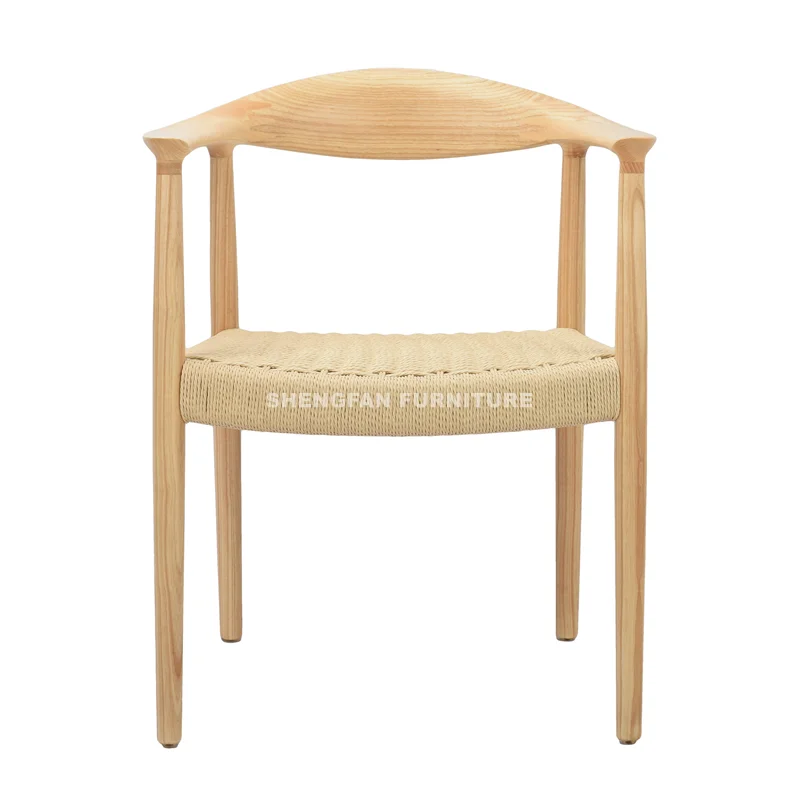 Factory Wholesales Comfortable The Kennedy Chair Wooden Arm Chair Black Bistro Coffee Office Garden Chair With Arms