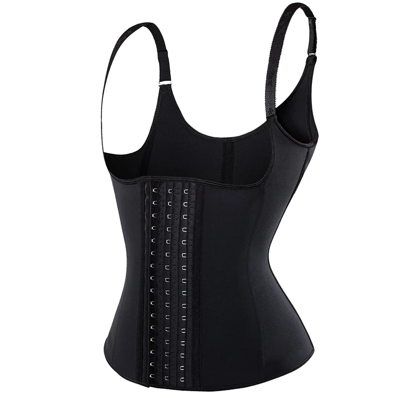9pcs steel boned  Push Up Vest Latex Waist Cincher Waist Trainer woman Body Shaper slim corset Shaper