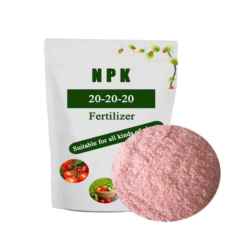 Pink Color Price Powder Balance Soluble Fertilizer NPK 20-20-20