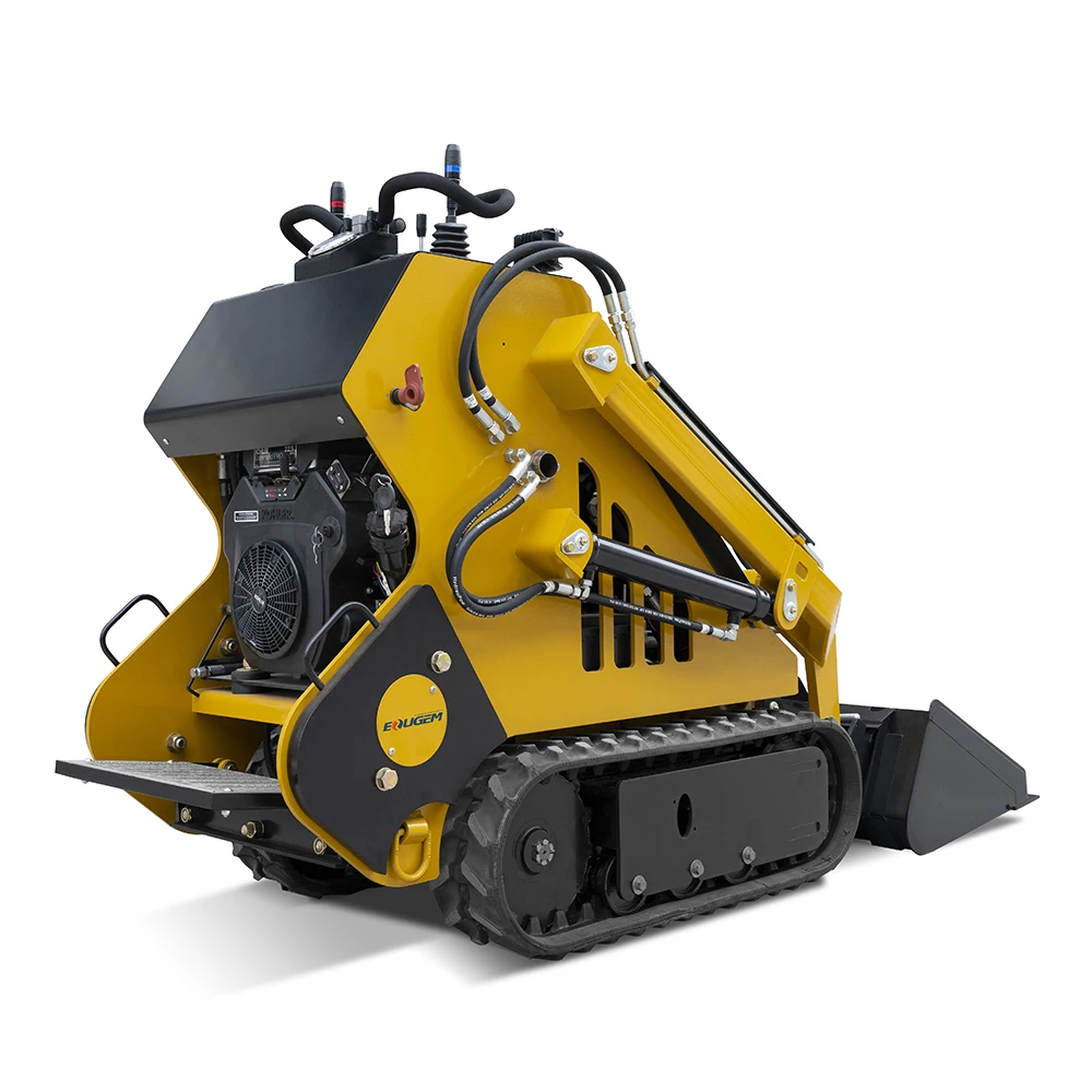 Skid Steer Loader Mini Crawler 23hp Kohler honda rato engine SK650 Mini Skid Steer Loader With Concrete Mixer