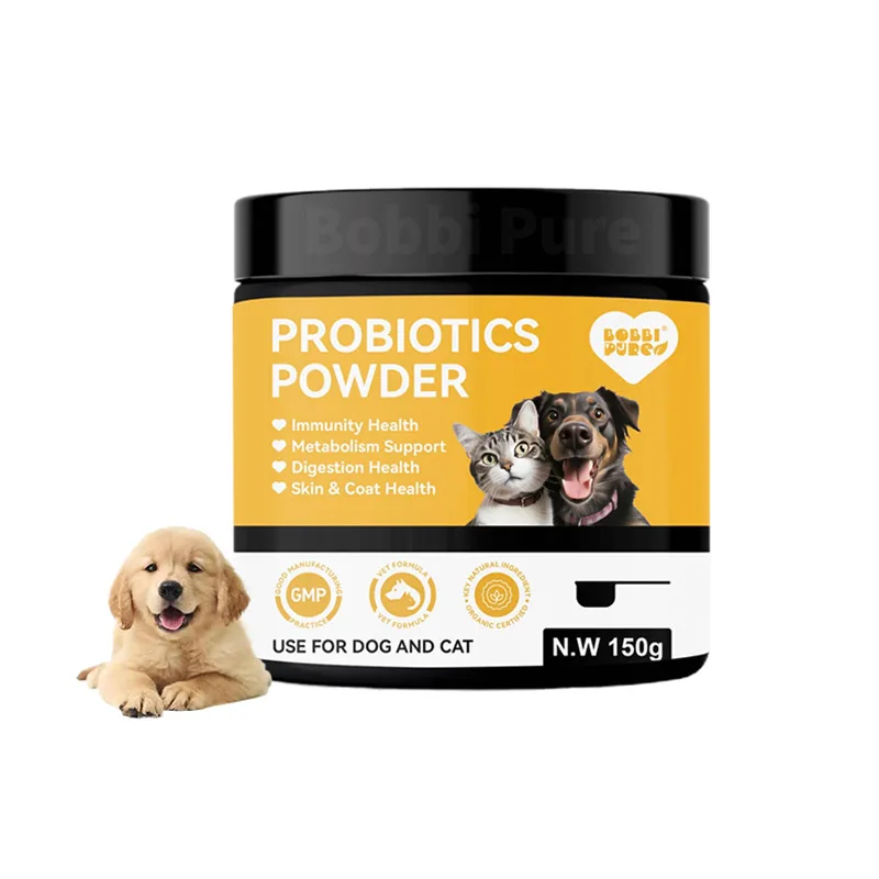 Bobbi чистый Профессиональный изготовленный на заказ Pet пробиотик пищевая добавка Порошок Пробиотики для домашних животных