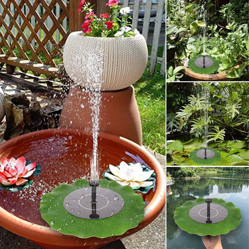 Floating Solar Fountain No Battery Solar Powered Water Fountain Pump for Garden Pond Yard Decoration