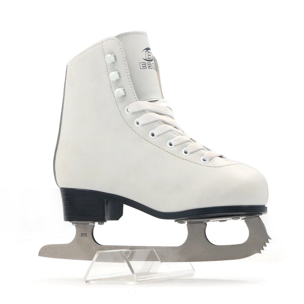 Factory Price OEM Fibre Midsole Hard Shell Speed Hockey Ice Skating Shoes Skates For Man Boy