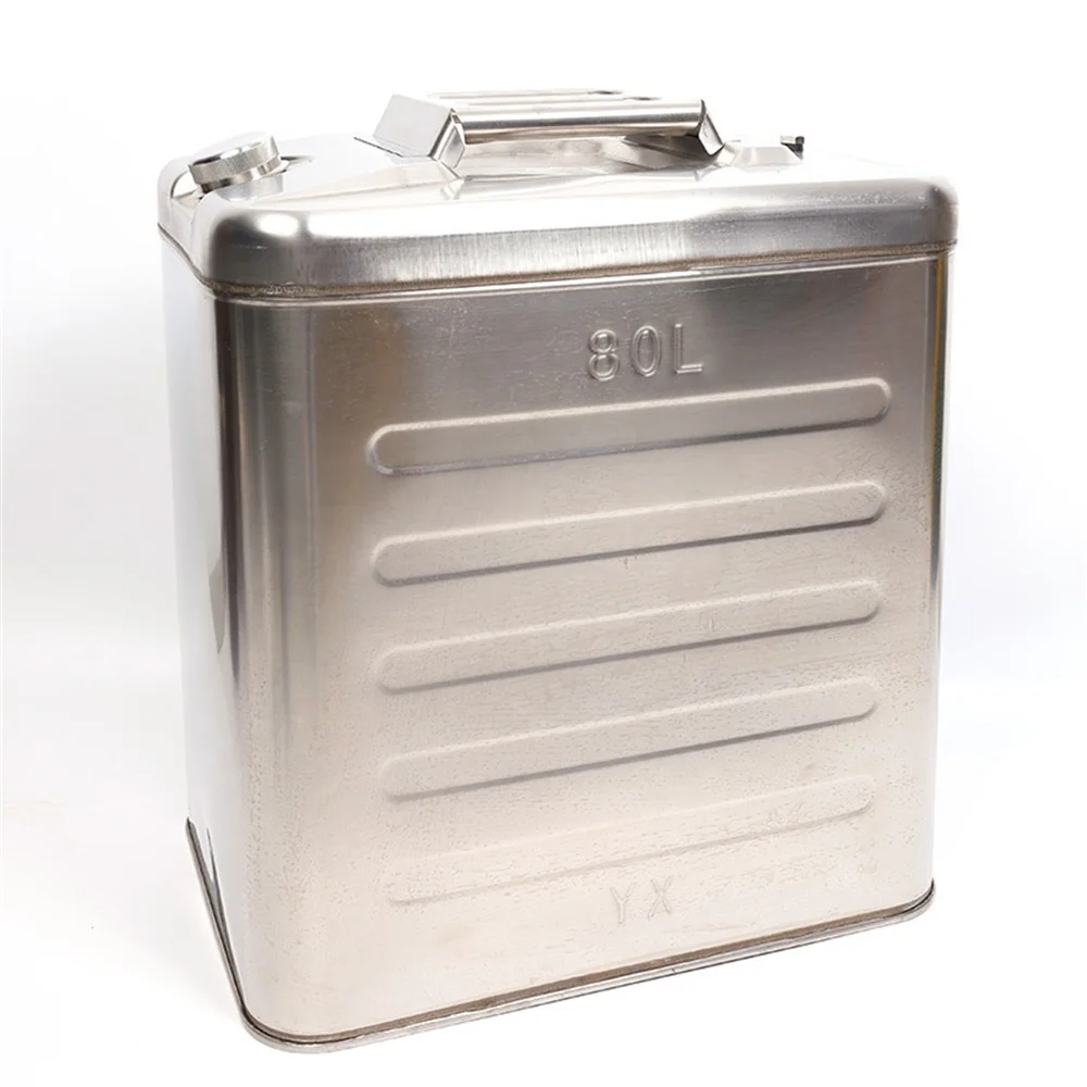 High Capacity Metal Thicken 50L 60L 70L 80L Storage Gasoline Diesel Oil Fuel Tank Jerry Cans Canisters