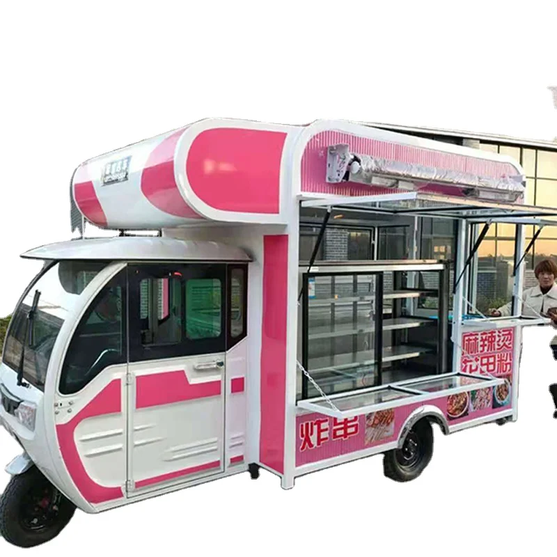 
Fast delivery fast food catering truck mobile kitchen trailer 