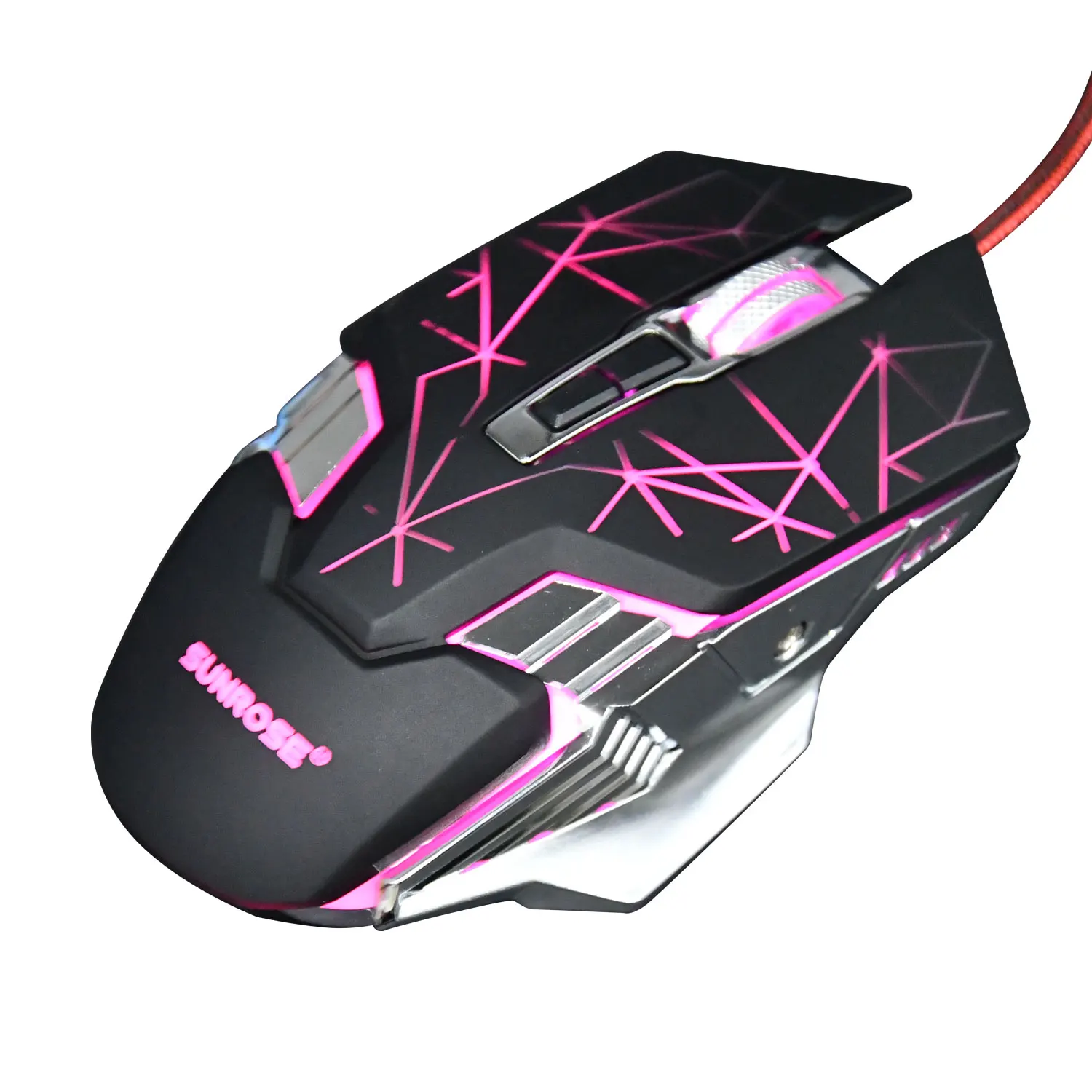Custom Belt Driver Office Notebook High 4000Dpi Plug And Play Usb Wired Programmable Gaming Mouse