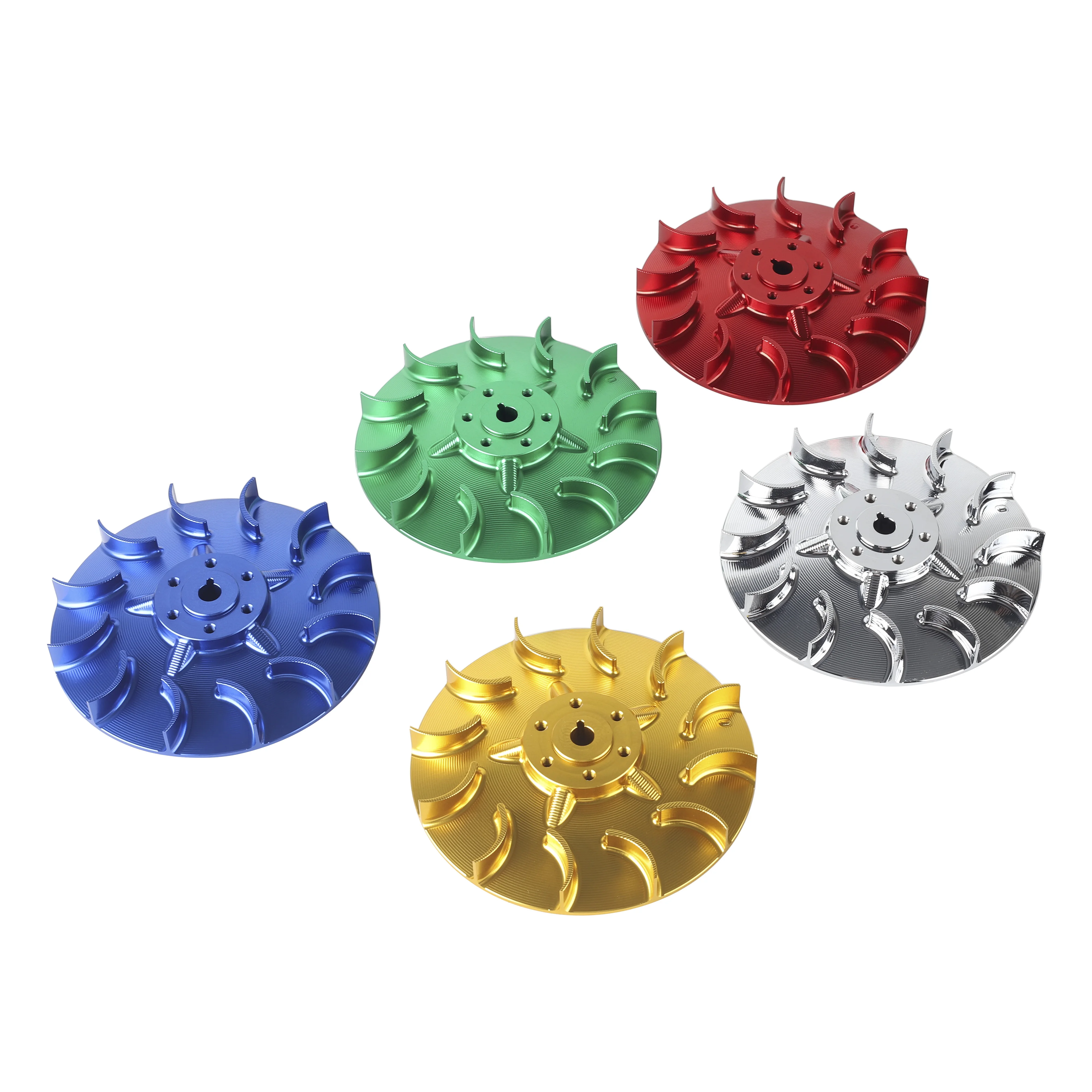 CNC Aluminum Radiator Fan For Vespa Primavera/Sprint 150 125 50 2013-2023