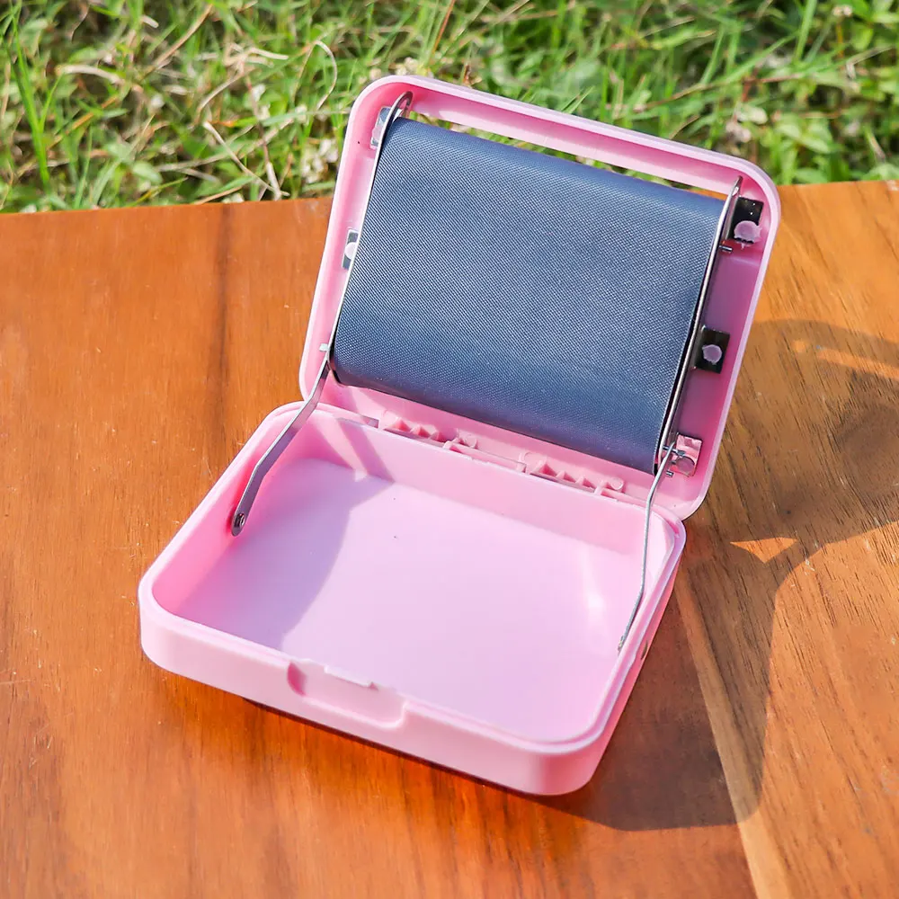 New arrival pattern 78mm Plastic Cigarette Tobacco Smoking Rolling Machine  Box