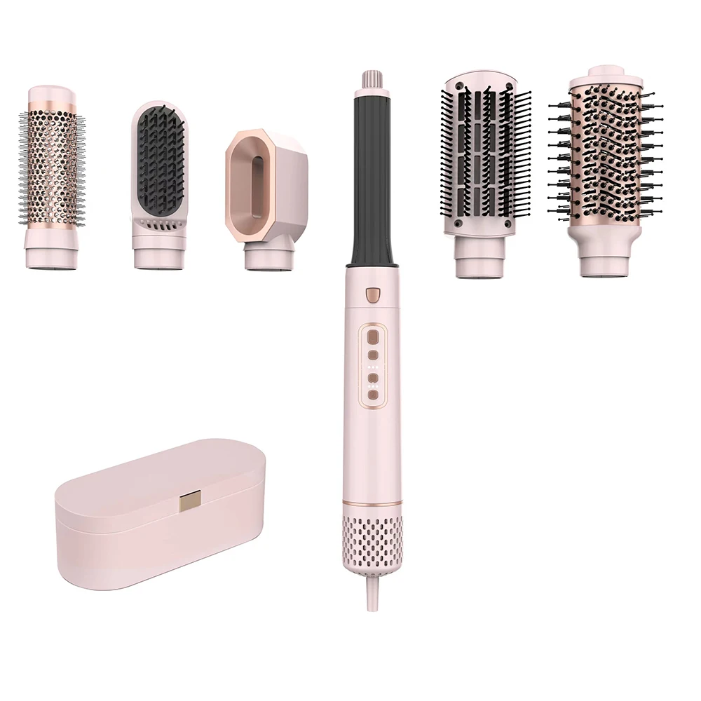 Wholesale Hot Air 5 Frizz Auto-rotating Curling One Step Electric 7 In 1 Hair Dryer Brush