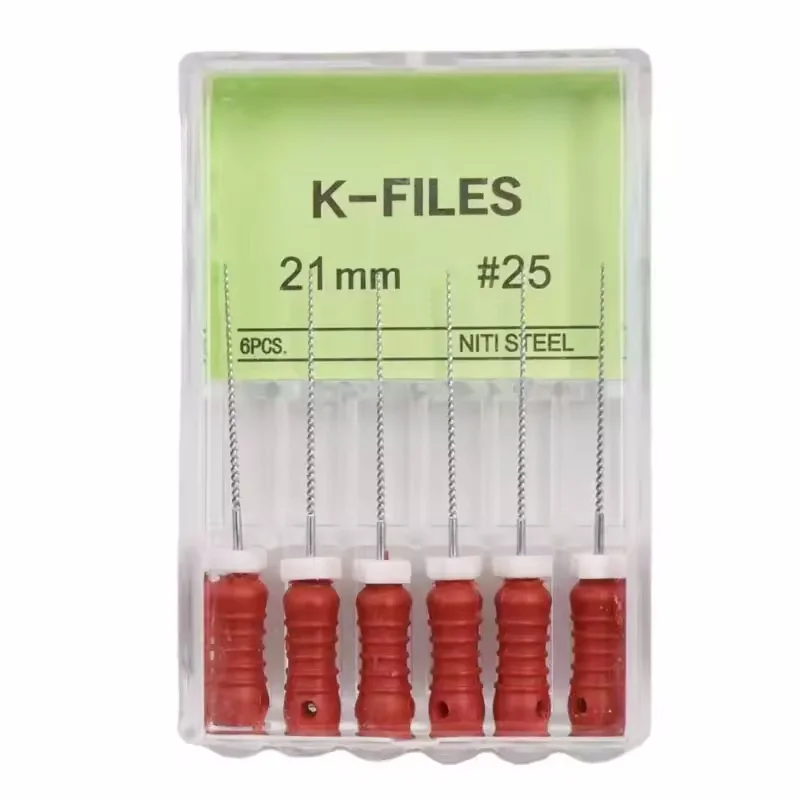 High Quality Dental K- Files Stainless Steel Hand Use Root Canal k File /Endodontic Treatment File For Dentistry Instrument