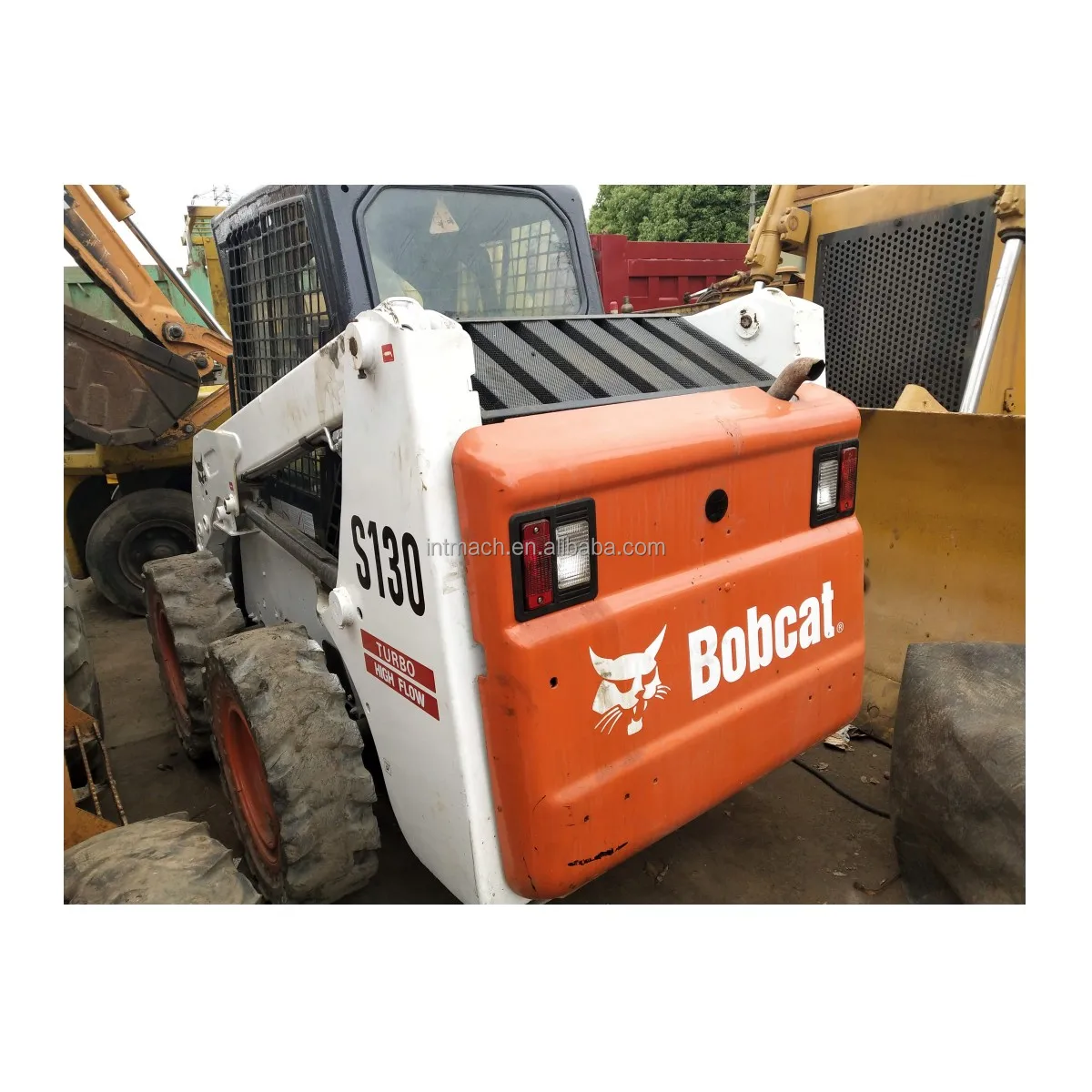 used skid steer loader  wheel skid used loader bobcat s130 small skid