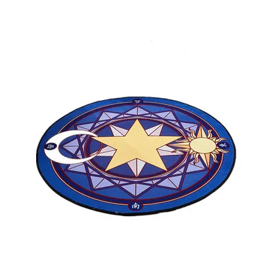 Polyester Office Carpet Kids Modern Carpets Rugs 3d Printed Living Room Round Circle Carpet