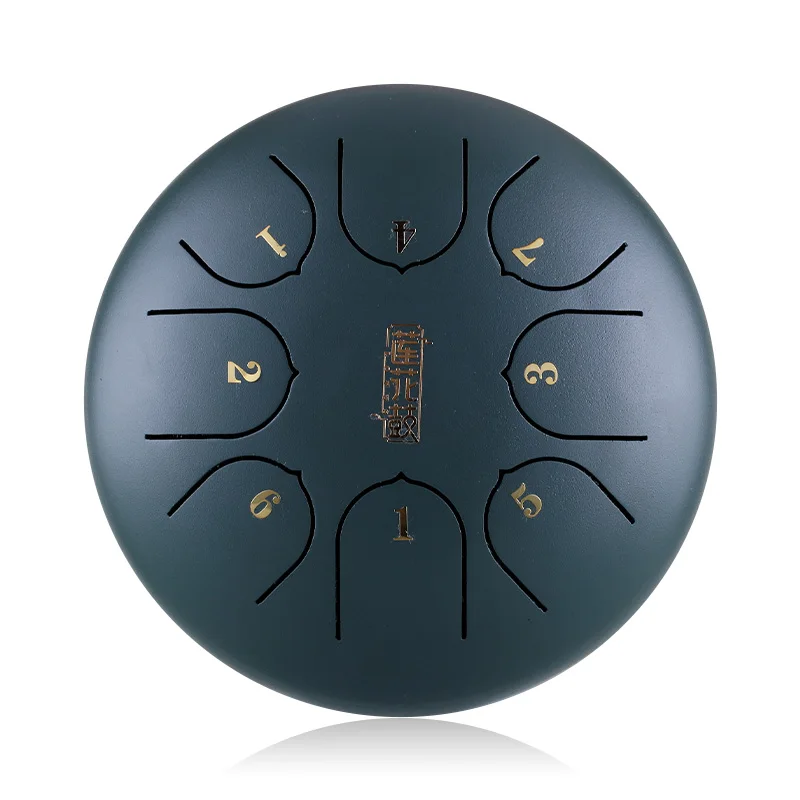6 Inch 8-tone Steel Tongue Hollow Drum Percussion Instrument Forgetting Worry Drum