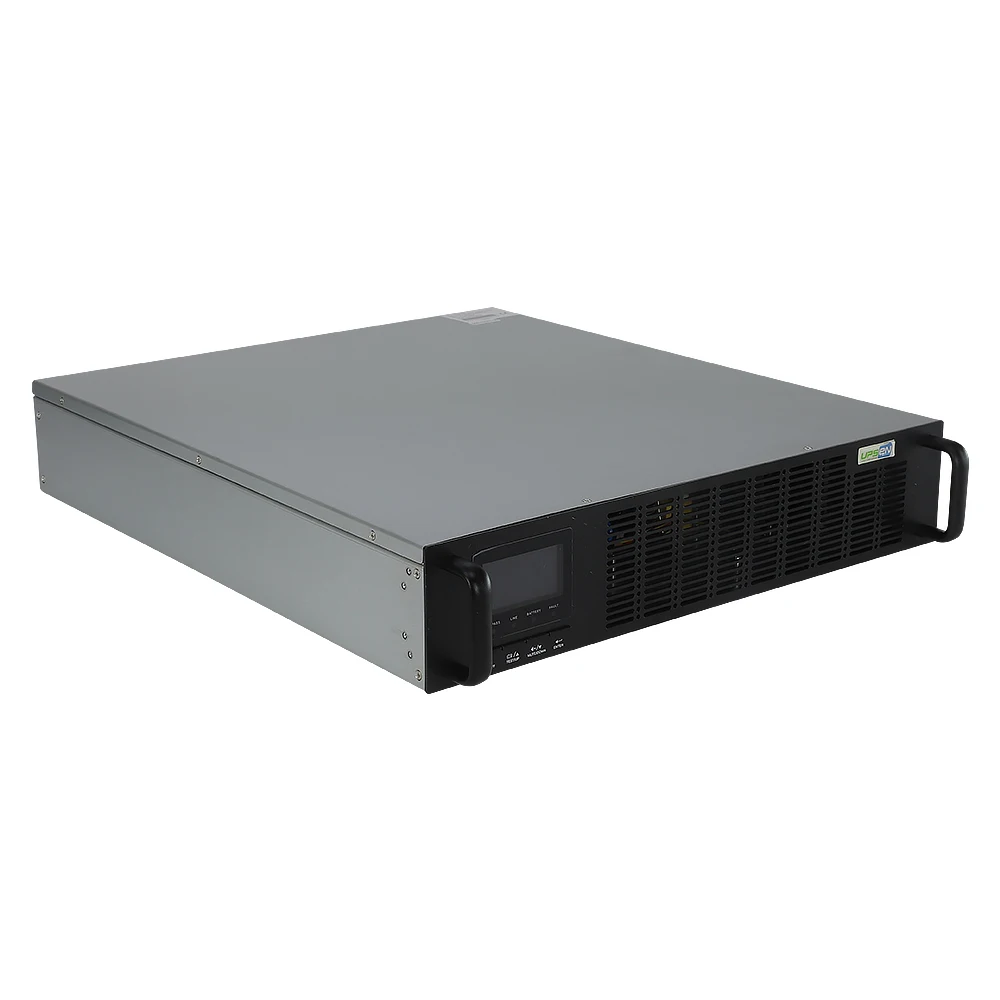 Rack Mount High Frequency Online 220v 1kva Single Phase Ups Power Supply Built-in Battery For Home