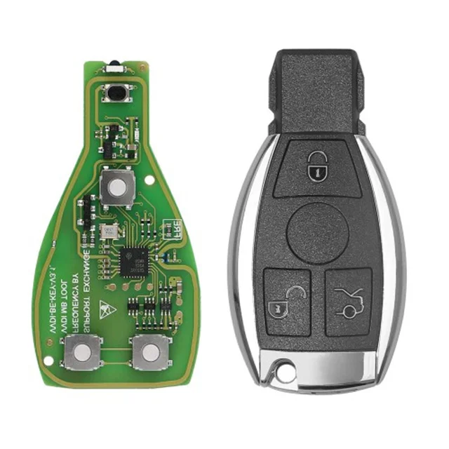 2/3/4 Buttons Xhorse VVDI keyless BE Key For Mercedes Benz V3.2 PCB with key shell Remote Key Chip Improved Smart 315/433MHz