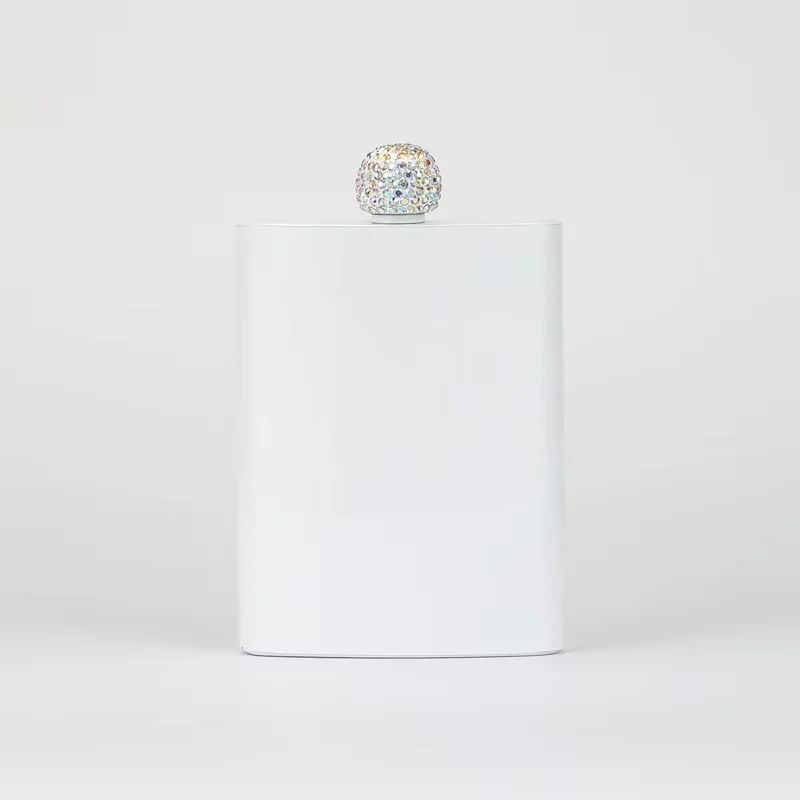 Custom 8oz Stainless Steel SS304 Sublimation Blank Print Hip Flask Liquor Whiskey Alcohol Pocket Wine Flagon Small Mini Bottle